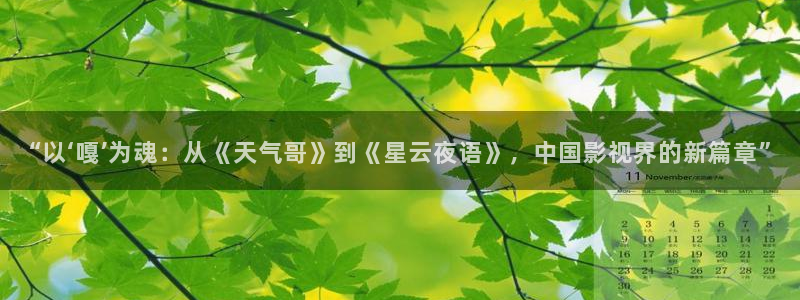 激情影院天堂：“以‘嘎’为魂：从《天气哥》到《星云夜语》，中国影视界的新篇章”