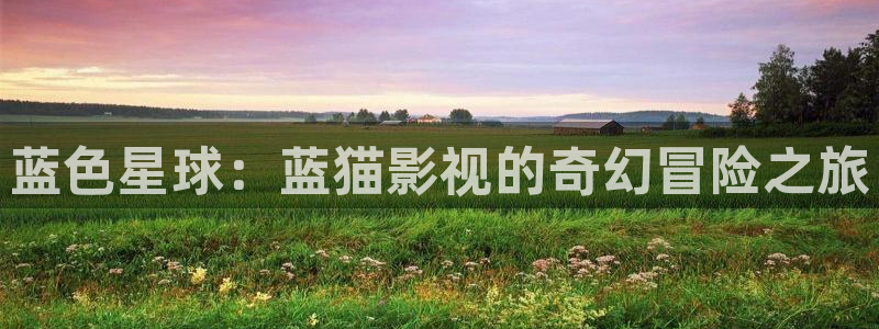 女人的天堂影视：蓝色星球：蓝猫影视的奇幻冒险之旅