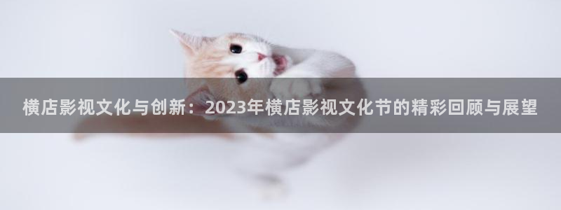 午夜电影天堂在线：横店影视文化与创新：2023年横店影视文化节的精彩回顾与展望
